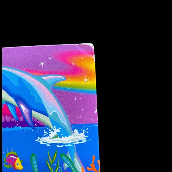 Lisa Frank character pocket folder rainbow chaser roary seal kittens dancing - Picture 6 of 6